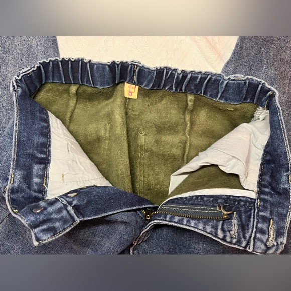 Gaga Fleece lined jeans- size medium - Picture 3 of 6